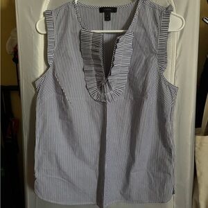 JCrew Striped Sleeveless Top